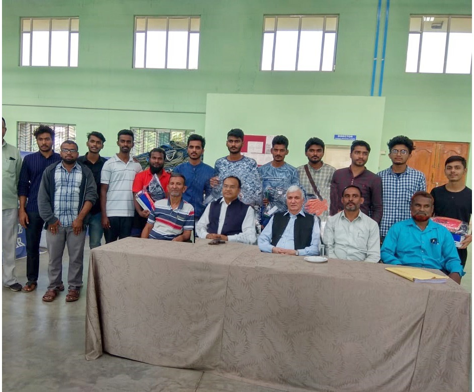 MANU University team for Inter University Football tournament